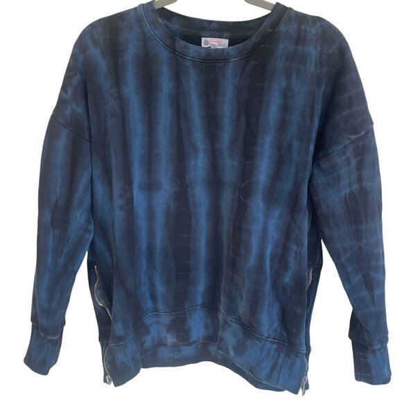 Sundry for Evereve Women's Oversized Tie-Dyed Sweatshirt Zip Pullover | Size 0 - Picture 1 of 8